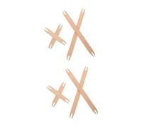 NUOBESTY 2 Set Navetta per Tessitura Navetta per Tessitura Ferri da Maglia Circolari Navette per Tessitura Accessori A Maglia Attrezzature per Tessitura Filettatrici di Legno 4 Pezzi * 2