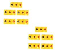 NUOBESTY 2 Set Piccolo Portalampada Multiplo Mini Fisica Titolare Sperimentare Presa Base Della Lampada in Plastica Attacco A Vite Portalampada Prese Luce Colore Casuale 5 Pezzi * 2