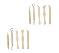 NUOBESTY 2 Set plastilina Argilla Aerea Macchina per Il condizionamento dell'argilla Modellare l'argilla Kit di Attrezzi Artigianali in Argilla polimerica Forniture per la Scultura di Legno