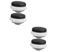 NUOBESTY 2 Set Porta Matite Colorate Tazza di caffè Ghiacciato Versare Pennellessa Spazzolatrice Contenitore Fornitura di Pittura Coppa Tavolozza con Coperchio Riutilizzabile 2 Pezzi * 2