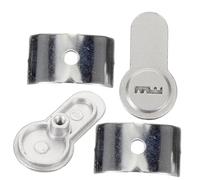 NUOBESTY 2 set Pz Piastra Serratura Falsa in per Porte Interne Chiusura Sicurezza Conferenze e Stanze Montaggio Facile Senza Chiave