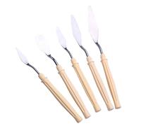 NUOBESTY 2 Set Spatola Kit Tavolozza Bagnata Forniture Di Pittura Vassoio Di Vernice Mastice Per La Pulizia Appuntito Padella Palette Raschietto Strumento Di Miscelazione Dei Colori 5 Pz*2