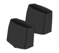 NUOBESTY 2 Set Tappetino Antiscivolo Non Slip Protettore Protezione Suola Antiscivolo Pesante Copertura Del Piede Ladder Copri Piedi Scala Pieghevole Gomma Da Cancellare Nero 2 Pezzi*2