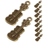 NUOBESTY 20 Pezzi Ciondoli Violino per Creazioni Fai da Te Leggeri e Facili da Trasportare per Appassionati Diy e Progetti Creativi