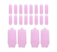 NUOBESTY 20 Pezzi Copertura in Silicone Porpora per Tronchesi e | Manicotto Protettivo per Cuticole, Uso da Viaggio e Cura Personale, Migliora Precisione, Silicone Morbido