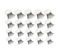 NUOBESTY 20 Pezzi di Ciglia di Sicurezza Fai da Te per Bambole - Ciglia Decorative da 12 mm, 14 mm, 16 mm e 18 mm per Realizzare amigurumi, Pupazzi di Peluche Fatti a Mano all'Uncinetto, Accessori