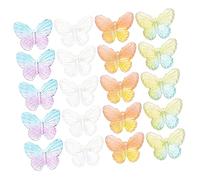 NUOBESTY 20 Pezzi Fermagli per Forma Set da Accessori Diy per Decorazioni per Acconciature Materiali per Creazioni Fai da Te Design Delicato e per Cerchietti e Altri