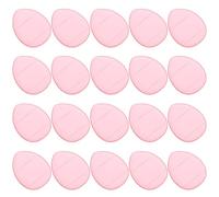 NUOBESTY 20 Pezzi Mini Powder Puff, Makeup Sponge Mini Strap, Tessuto Idrofilo, Rosa, per Zona T, On-the-go