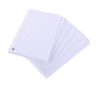 NUOBESTY 200 Fogli Blocco note di parole carte vergini materiale scolastico Pad di memo dell'ufficio carta di carta carte da studio White