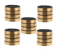 NUOBESTY 20pcs Piedini Isolanti Per Amplificatori e Altoparlanti in Plastica Antiscivolo Supporto Isolante Per Subwoofer e Componenti Elettronici Colore Elegante e Resistente