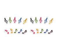 NUOBESTY 20pezzi Clip Per Spartiti Musicali Supporto Pratico Per Note Musicali Porta Spartiti Per Pianoforte Materiale Design Casual e Sicuro Per Libri e Documenti