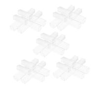 NUOBESTY 20pezzi Scatola Portapenne Trasparente Da Penne Contenitore Per Penne Gomme Puntine Da Disegno Per Ufficio Casa Scuola Viaggi