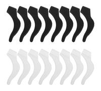 NUOBESTY 24 Paia Punte Auricolari in Silicone per Occhiali, Antiscivolo | Flessibili e Impermeabili, per Sport e Allenamento, Vari Colori