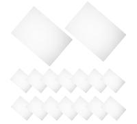 NUOBESTY 24 Pezzi Cartelle Trasparenti in Plastica Cancellare Le Cartelle Dei Documenti Cartella Cartacea in Plastica Trasparente Pp Transparent