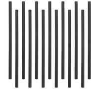 NUOBESTY 24 Pezzi Matite Colorate Nere in Legno 7 in 1 per Studenti | Set Arcobaleno a Sette Colori, Impugnatura Comoda, Sfumatura e Resistente, per Principianti
