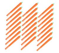 NUOBESTY 24 Pezzi Penne Gel Carota Kawaii per Scuola e Ufficio Penne Gel con Liscio Design Ergonomico e Simpatico per Appunti e Scrittura