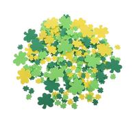 NUOBESTY 240pcs Eva Shamrock Sticker Scrapbook Fai -da -Te Shattharock Adesions Party Shamrock Adesivi Eva Adesivi Artigianali Decorativi Adesivi A Forma di Sciamelli Decori