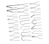 NUOBESTY 25 Pezzi Punte Ricambio Pirografo in Filo ad Temperatura Punte Sostituibili per Incisione e Saldatura su Legno e Metallo Kit Professionale per Pirografia e Riparazioni
