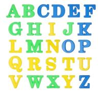 NUOBESTY 26 Stampi per Sabbia in Plastica con Alfabeto, Stampi Creativi per Lettere da Spiaggia per Bambini, Strumenti di Apprendimento