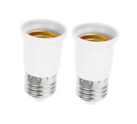 NUOBESTY 2pezzi Adattatore Portalampada Estensore Base Lampada Vite Per Lampadine Led Design Elegante Per Lampadari Applique e Lampade Da Tavolo Installazione Facile e Versatile