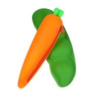 NUOBESTY 2pezzi Astuccio per Penne in Silicone di Astuccio Portacolori Cerniera Astucci per Cancelleria di Grande Capacità Design Grazioso Colore Assortito per Studenti e Colore Casuale