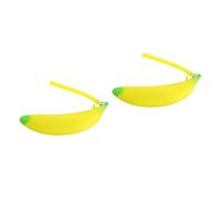 NUOBESTY 2pezzi Astuccio Silicone Banana Portaoggetti Per Penne e Cancelleria Per e Adulti Per Scuola e
