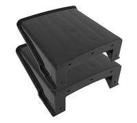 NUOBESTY 2pezzi Copertura Protettiva per Telecamera di Sicurezza Esterna in Plastica Copertura Antipioggia e Parasole per Telecamera da Montare Parete Esterna Protezione da Sole e Polvere