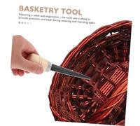 NUOBESTY 2pezzi Kit Utensili per Cesteria Utensile per Intrecciare Corde Forniture per Fabbricazione Cestini Accessorio per Tessitura del Kit Riparazione del Rattan Pervori Artigianali