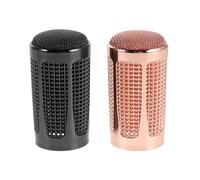 NUOBESTY 2pezzi Parabrezza per Microfono Copertura Protettiva in Rete Testa Sfera per Microfono Portatile in Metallo per Copertura di Ricambio Antivento per Testa del Compatibile Ktv