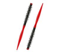 NUOBESTY 2pezzi Piccolo Pettine Arricciacapelli Rotondo Pettine Arricciacapelli per Acconciature Rullo Spazzola Rotante in Nylon Spazzola per Colorazione dei Capelli