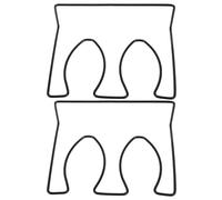 NUOBESTY 2pezzi Portascarpe per Parete Organizer per Scarpe da Ingresso Scarpiera per Stivali e Scarponi da Neve Soluzione Salvaspazio per Armadio e Garage