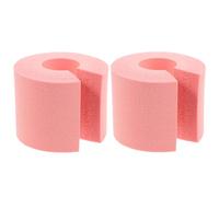 NUOBESTY 2pezzi Proof Door Stopper, Paracolpi in Schiuma Rosa, Per Porte e Finestre, Installazione Facile Senza Foratura, Casa