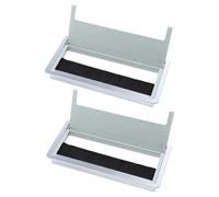 NUOBESTY 2pezzi Scatola Per Gestione Dei in Copriforo Per Passacavo Per Scrivania Strumenti Per Gestione Dei Decorazioni