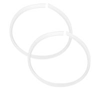 NUOBESTY 2pezzi Soglia per Doccia Anti-Schizzi d Guarnizione per Doccia Realizzata in Silicone Facile da Installare Design Autoadesivo per Mantenere e Bagno Asciutti