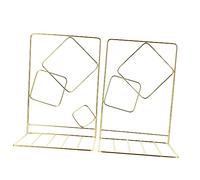 NUOBESTY 2pezzi Supporti Per Libri Metallo Forma Di Utensile Da Cucina Decorativi Per Scrivania E Mensole Fermalibri Geometrici Per Casa E Ufficio