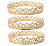 NUOBESTY 3 Corone Da Re Per Feste Cosplay Compleanno Accessori Vintage Per Cerchietti