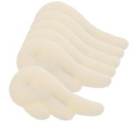 NUOBESTY 3 Paia Fermagli per Chioma a Forma di D'angelo in Bianco, Accessori Eleganti e Carini per Bambine per Natale e Occasioni Speciali