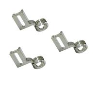 NUOBESTY 3 Pezzi Guida per Cucire Magnetica con Clip Piedini per Cucire in Argento Piedino per Cucire Overlock Universale