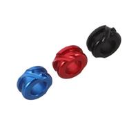 NUOBESTY 3 Pezzi Peep Sight per Arco Compound per Arco in Lega di Alluminio 1/4" Accessorio per Tiro L'Arco Installazione Facile e Tiro al Bersaglio