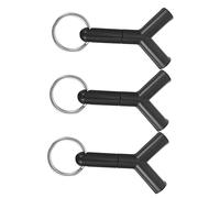 NUOBESTY 3 Pezzi Splitter Auricolari Y Shaped per Headset Adattatore Audio Portatile per Condivisione Musica Viaggio Design Compatto e per Videochiamate e Contenuti Multimediali
