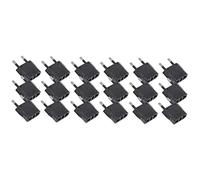 NUOBESTY 3 Set Adattatore Per Elettrica Usa Convertitore Alimentazione Per Design Compatto E Adatto Dispositivi Sotto 6 Pezzi*3