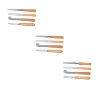 NUOBESTY 3 Set Coltello Per Incisione Spatola Per Gesso Utensile Per Intaglio Della Ceramica Coltello Per Arte Taglierina Per Tavolozza Taglierina Per Ceramica Taglierina Per 4 pezzi*3