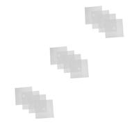 NUOBESTY 3 Set Passo Di Protezione All'olio Copertina Coperture Per Bruciatori A Gas Coperchio Del Bruciatore Della Stufa A Gas Fodere Del Bruciatore Della Stufa Argento 4 Pezzi*3