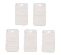 NUOBESTY 3 Set Rialzo Alzate Montante Pastiglie Spessori Delle Gambe Del Divano Piede Gamba Da Mobilia Innalzamento Mantenere Per Plastica Bianca 5 Pezzi * 3