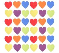 NUOBESTY 30 pennarelli per tappeti per insegnanti - Puntini a forma di cuore per tappeti per aule - Puntini colorati per pavimenti - Pennarelli per attività prescolari per l'educazione precoce