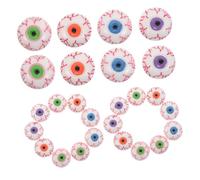 NUOBESTY 30 Pezzi Occhi Giocattolo Halloween per Amigurumi Occhi Colorati Flatback per Decorazioni Te Progetti Crochet e Feste Spaventose