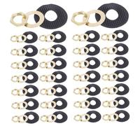 NUOBESTY 30 Set Kit Riparazione Movimento al con Rondelle e Guarnizioni per Sostituzione e Assemblaggio Orologi da Parete Accessori Riparazione Completi e Facili da Installare
