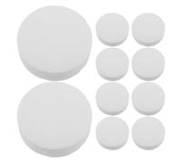 NUOBESTY 36Pezzi Polystyrene Circles Foam Cake Dummies in Schiuma Bianca, per Birthday Parties e DIY Projects, Uso Versatile