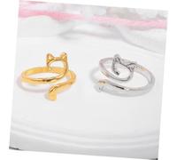 NUOBESTY 3pezzi Anello all Uncinetto in Zinco Anello Tensione per Cucire Anelli Decorativi per Lavorare Maglia per Dito Creativo per
