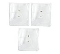 NUOBESTY 3pezzi Borsa Trasparente in Pvc Avvolgibile Custodia Portatile Per Quotidiano e Shopping